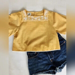 NWT || dRA LOS ANGELES || crop blouse